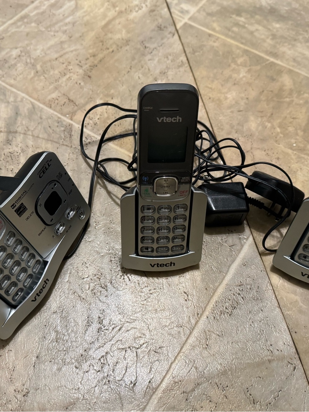 Vtech Cordless Phone System with Base and Handsets